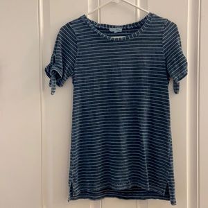 Blue Stripped Top